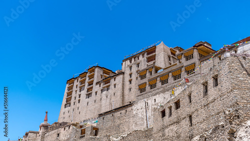 Leh Palace also known as Lachen Palkar Palace is a former royal palace overlooking the city of Leh in Ladakh  India