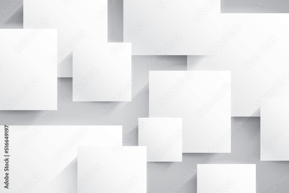 White empty squares, abstract composition. Vector design background White empty squares, abstract composition. Vector design background