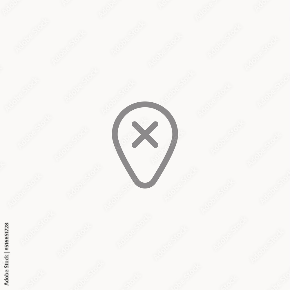 Map marker vector icon sign symbol Map marker vector icon sign symbol