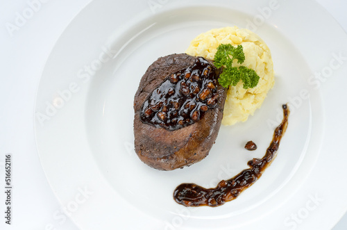 Grilled steak