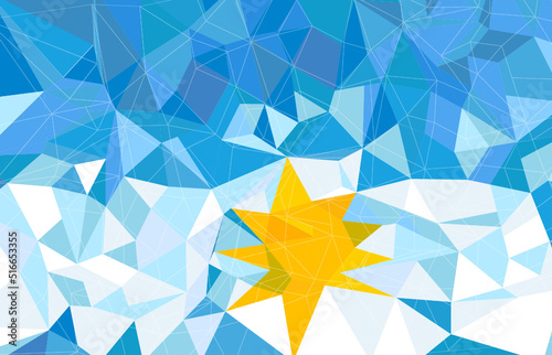 Nationalflagge von Argentinien