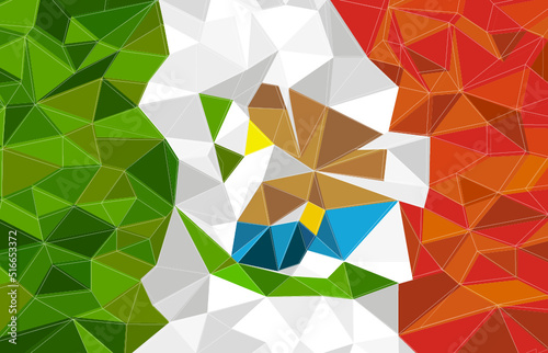 Nationalflagge von Mexico