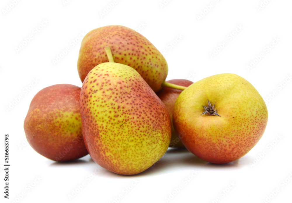 Pears isolated on white background