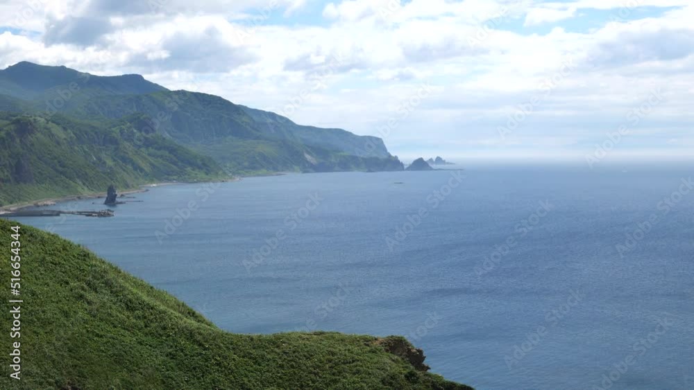 Hokkaido,Japan - July 10, 2022: Cape Kamui on the Shakotan Peninsula, Hokkaido, Japan
Hokkaido,Japan - July 10, 2022: Cape Kamui on the Shakotan Peninsula, Hokkaido, Japan