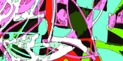 Vector unique abstract art with details and texture.