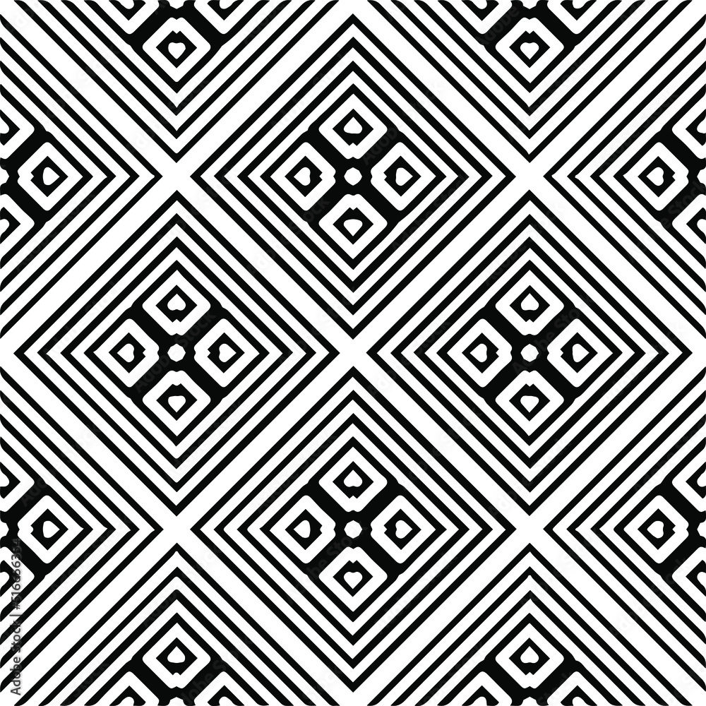 Abstract background with black and white pattern. Unique geometric vector swatch. Perfect for site backdrop, wrapping paper, wallpaper, textile and surface design.
Abstract background with black and white pattern. Unique geometric vector swatch. Perfect for site backdrop, wrapping paper, wallpaper, textile and surface design.