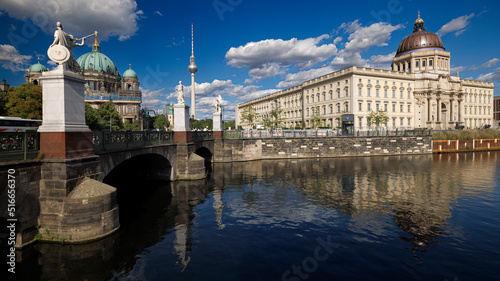 Cuadro en lienzo Berliner Schloss, Stadtschloss, Humboldt Forum, Berlin, Mitte, Deutschland