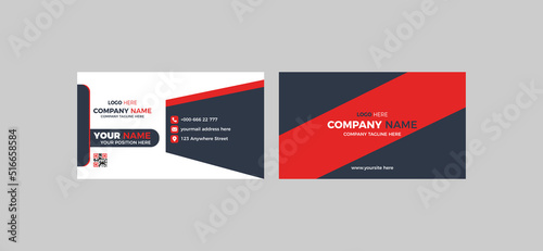 Corporate business card template