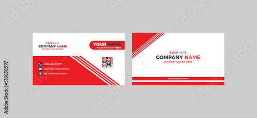 Corporate business card template