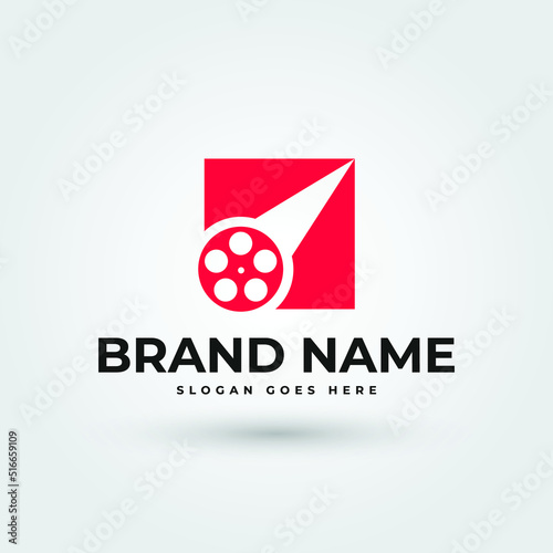 Cinema - Movie Logo in Compass Concept