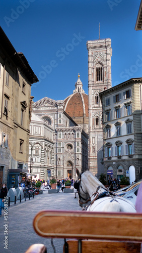 carriage ride through Florence