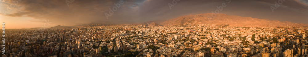 Lima city from the air, Peru Lima city from the air, Peru