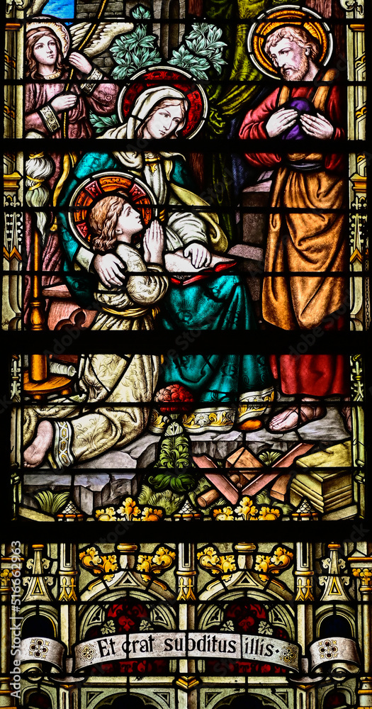 Jesus child with Mary and Joseph Jesus child with Mary and Joseph
