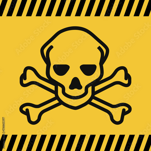 Logo danger de mort.