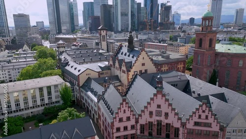 Famous Roemer City Hall in Frankfurt Germany - travel photography photo