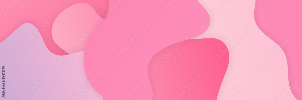 Pink abstract banner background. Vector abstract graphic design banner pattern background template.