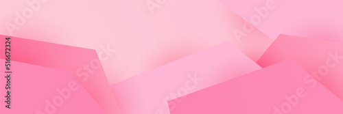 Pink abstract banner background. Vector abstract graphic design banner pattern background template.
