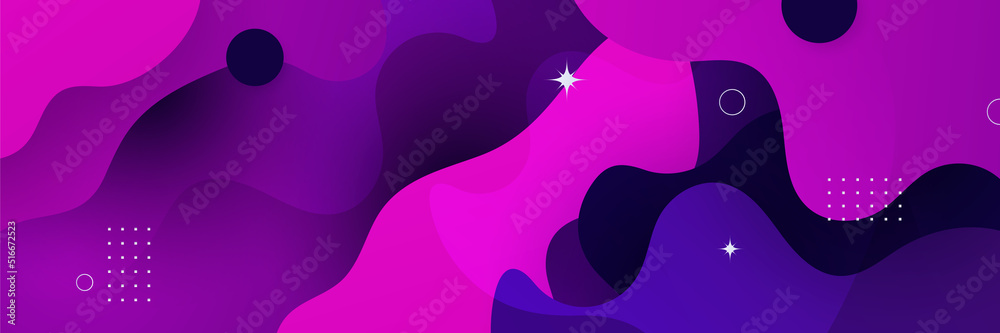 Dark purple abstract banner background. Vector abstract graphic design banner pattern background template. Dark purple abstract banner background. Vector abstract graphic design banner pattern background template.