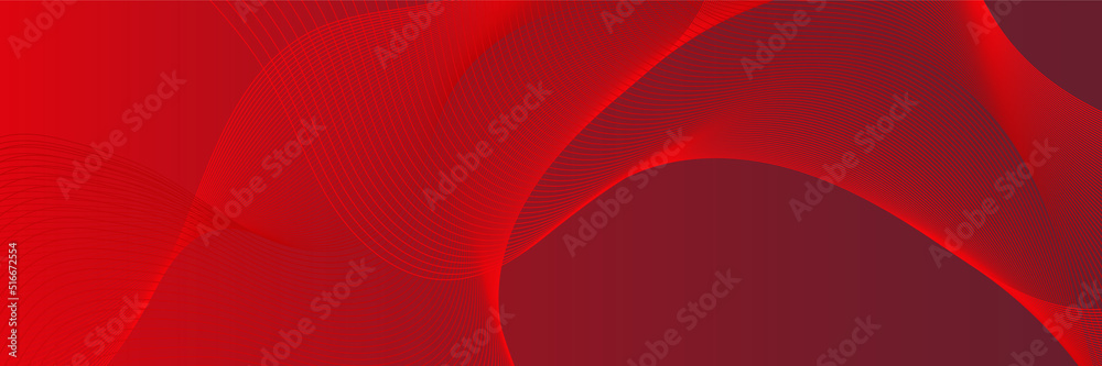 Red abstract banner background. Vector abstract graphic design banner pattern background template.
