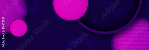 Dark purple abstract banner background. Vector abstract graphic design banner pattern background template.