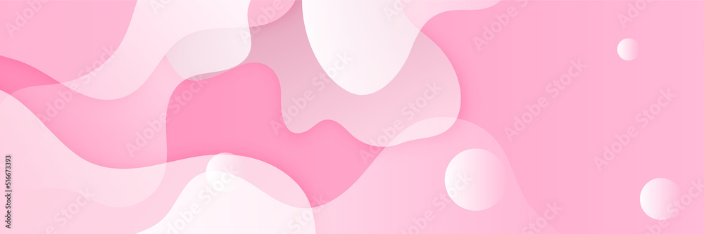 Pink abstract banner background. Vector abstract graphic design banner pattern background template.