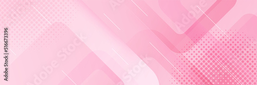 Pink abstract banner background. Vector abstract graphic design banner pattern background template.