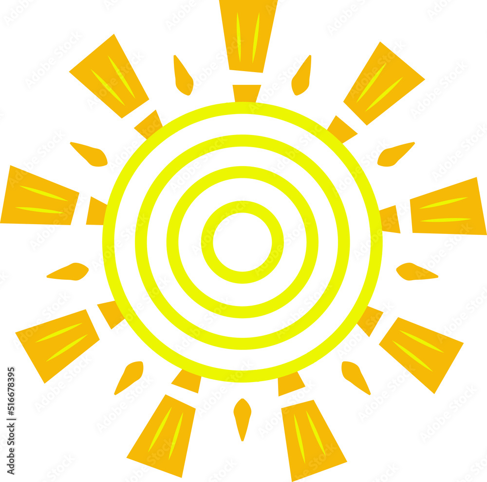 Happy Hot Summer Sun Drawn Art Doodle Character illustration Icon Happy Hot Summer Sun Drawn Art Doodle Character illustration Icon