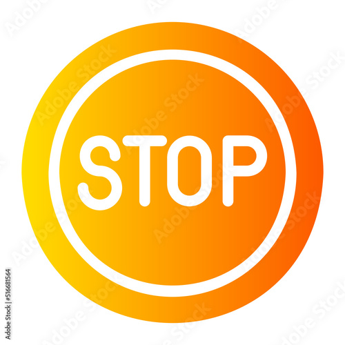 stop gradient icon