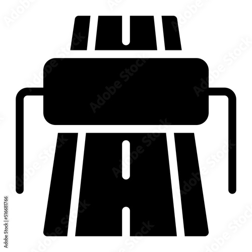 highway glyph icon