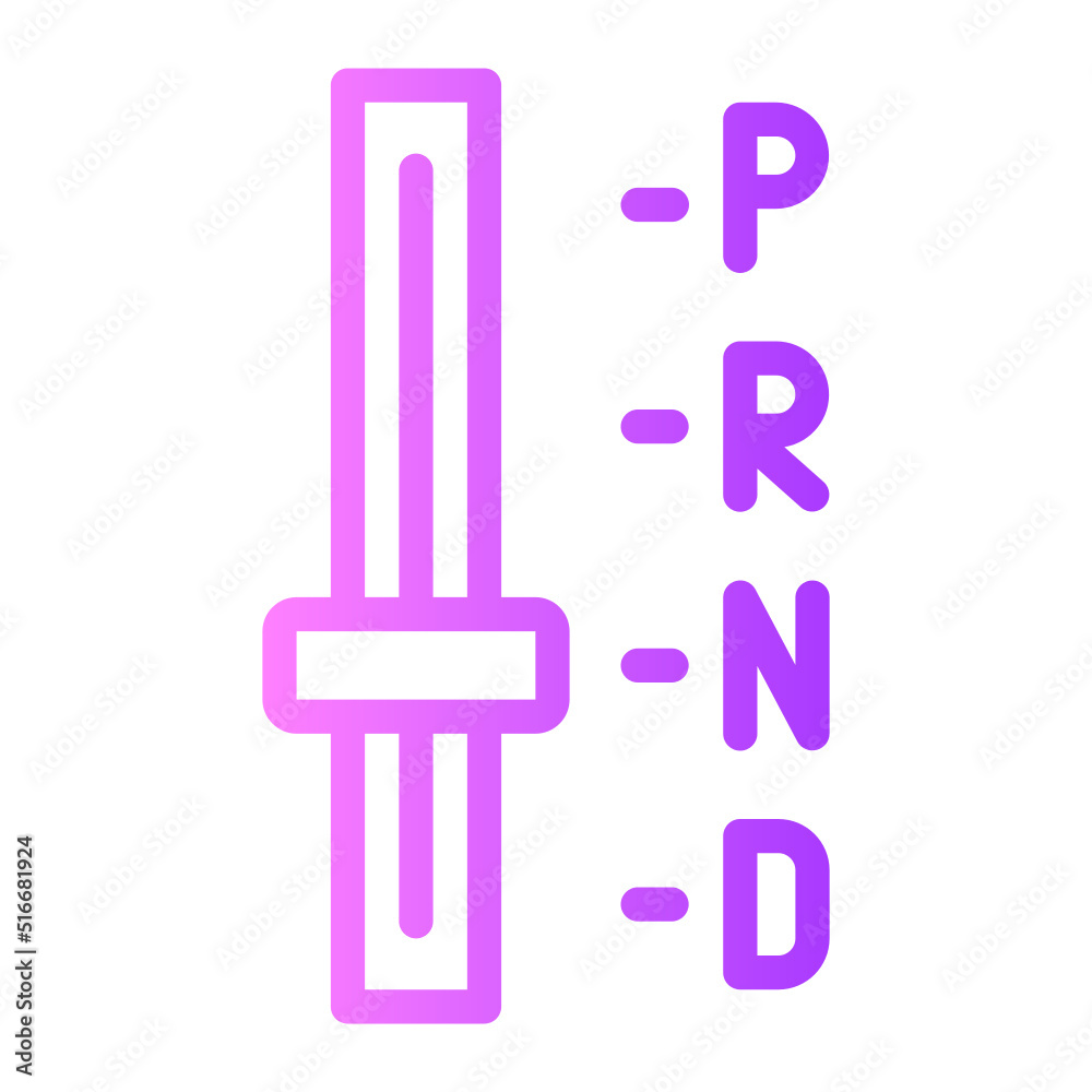 automatic transmission gradient icon automatic transmission gradient icon