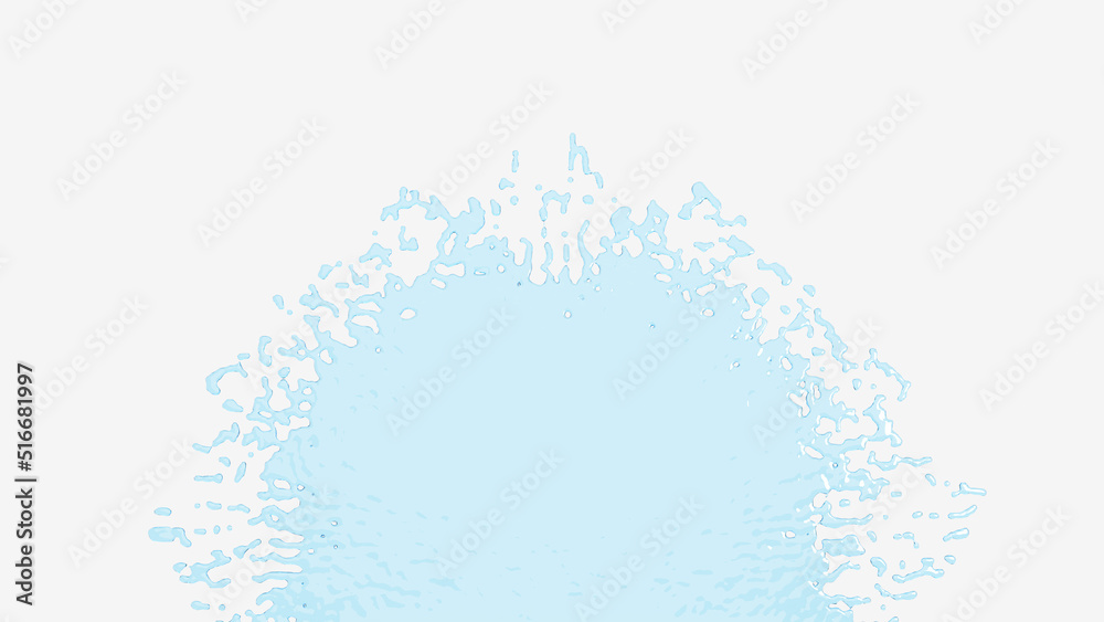 白い背景に水しぶきの画像。 白い背景に水しぶきの画像。