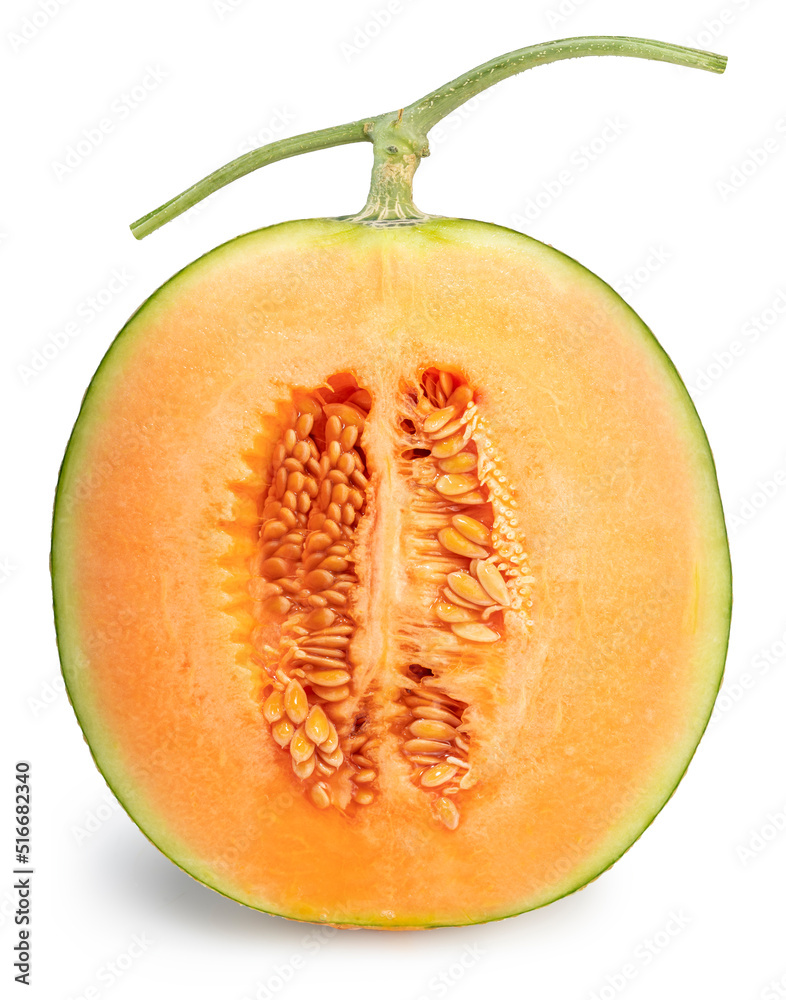 Orange melons isolated on white background, Melon or cantaloupe isolated on white background With clipping path. Orange melons isolated on white background, Melon or cantaloupe isolated on white background With clipping path.