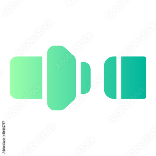 seat belt gradient icon