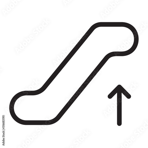 escalator line icon