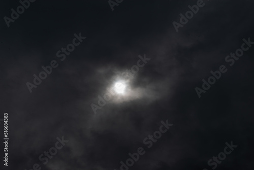 Black Dark Sky Clouds Nature background