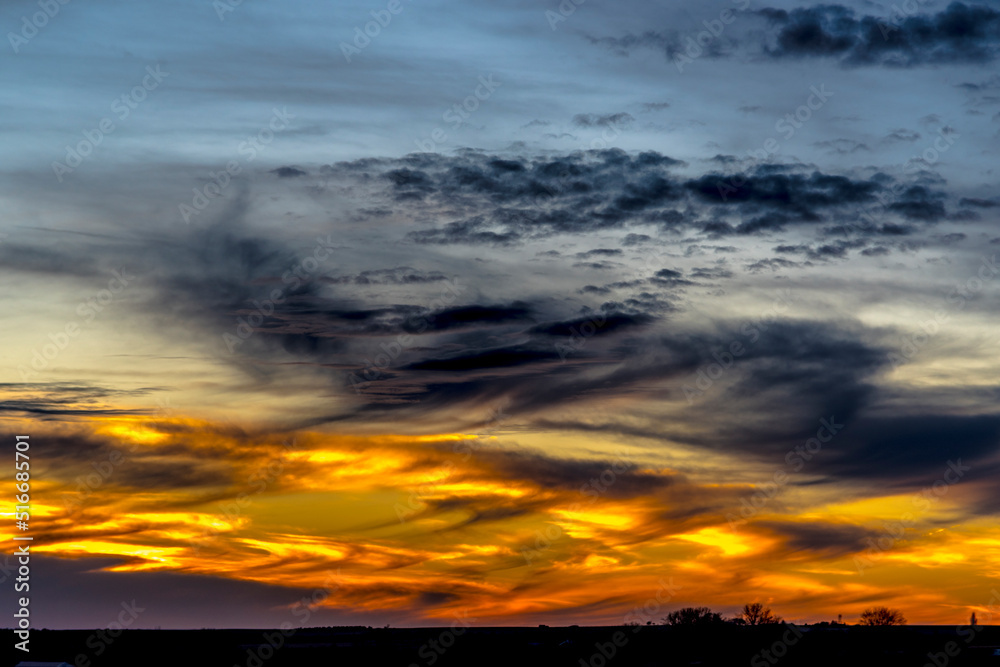 Fototapeta premium Western sunset