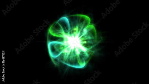 Wallpaper Mural 緑色　エネルギーボール　玉　エナジー　CG　パーティクル　モーショングラフィックス Torontodigital.ca