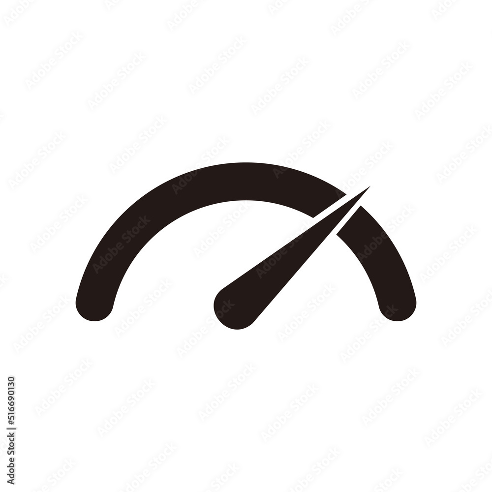 speedometer and indicator icon. Speed sign logo speedometer and indicator icon. Speed sign logo