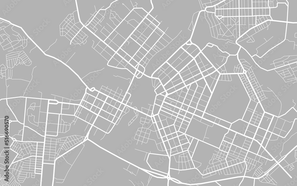City map. Town streets. Downtown gps navigation plan. Abstract transportation scheme. Drawing scheme town, white line road on gray background. Urban pattern texture. Vector - obrazy, fototapety, plakaty 