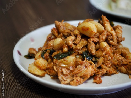 닭고기 마늘 채소볶음, 요리, 음식  © james3035
