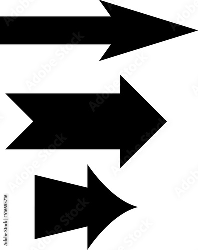 vector arrow icon illustration set on white background..eps