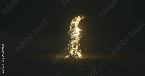 Burning man or burning witch at stake