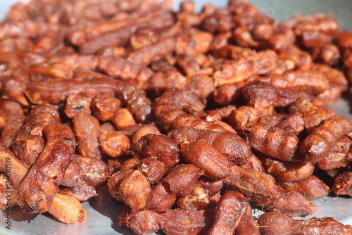 close up of dried dates