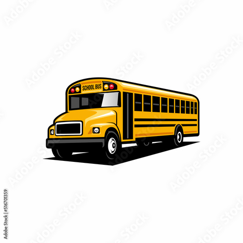 School bus illustration vector