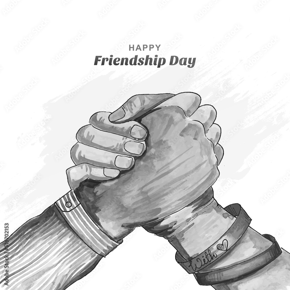 Friendship Day Drawing, friends, love, wish png | PNGEgg-saigonsouth.com.vn