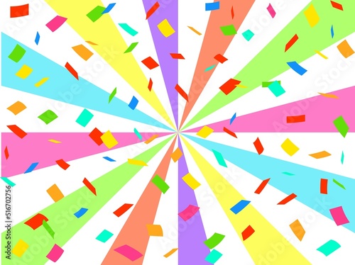 集中線背景イラスト