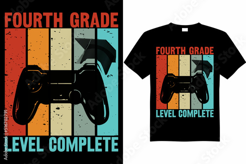 grade level t shirt design with a background