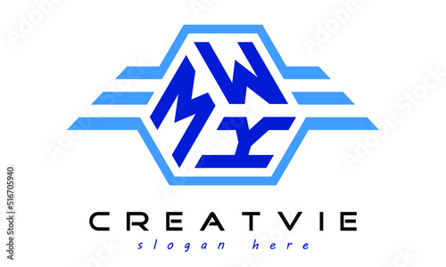 MWK three letter geometrical wings logo design vector template. wordmark logo | emblem logo | monogram logo | initial letter logo | typography logo | business logo | minimalist logo | photo