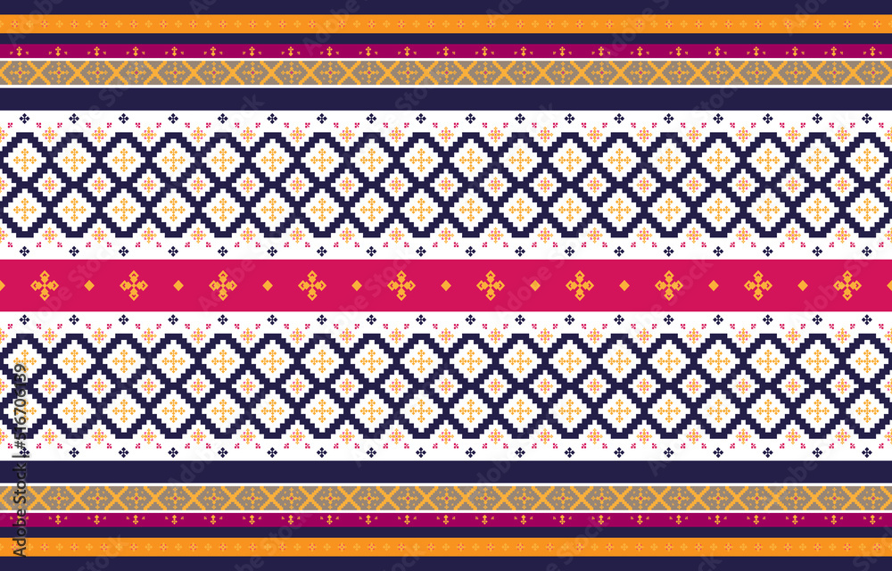 Abstract geometric and tribal patterns, usage design local fabric patterns, Design inspired by indigenous tribes. geometric Vector illustration Abstract geometric and tribal patterns, usage design local fabric patterns, Design inspired by indigenous tribes. geometric Vector illustration