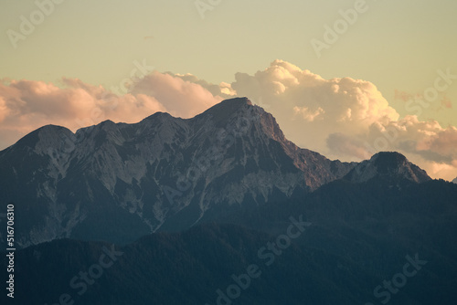 A panoramic view on the Alps. © vitleo